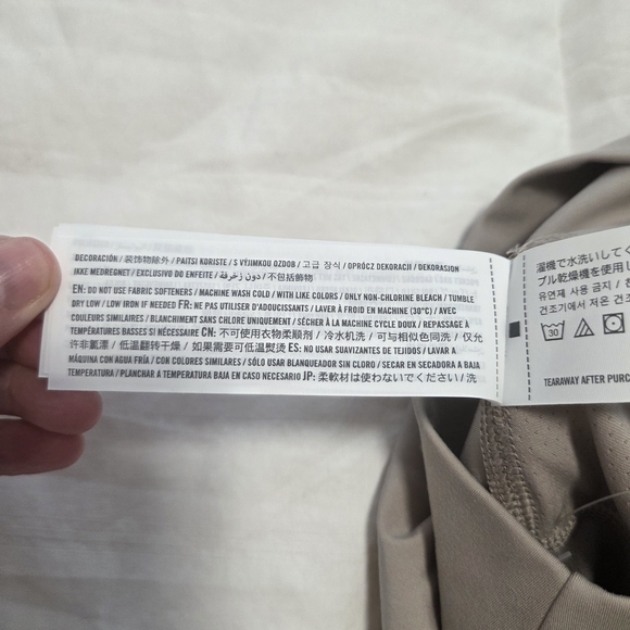 NWT Abercrombie & Fitch PYB Taupe Athletic Shorts - Picture 6 of 6